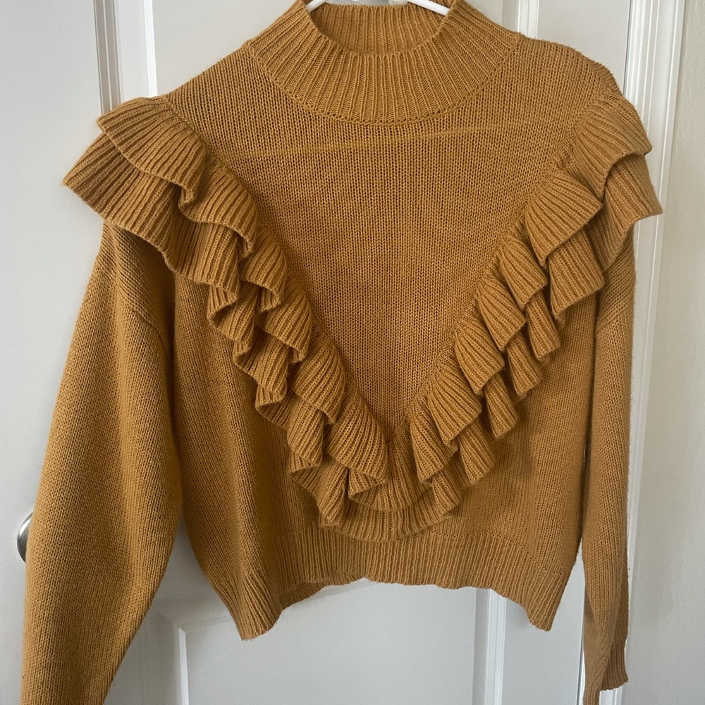 Forever 21 mustard sweater